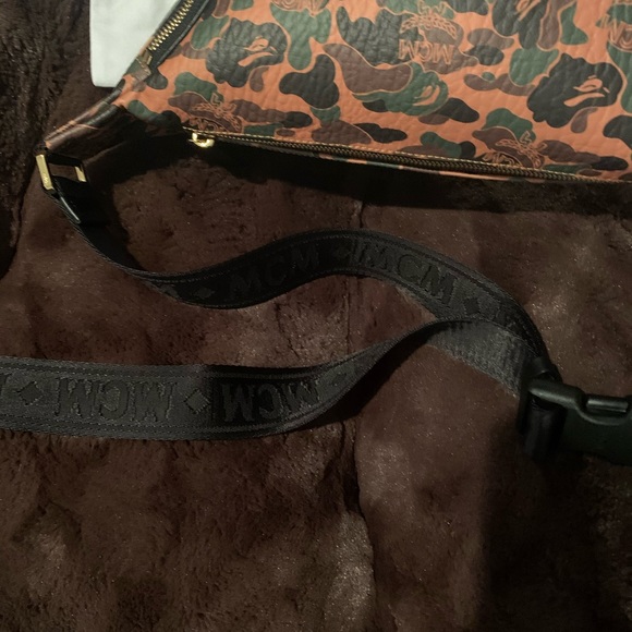 MCM X BAPE CAMO BELT BAG FANNY PACK - Picture 4 of 9